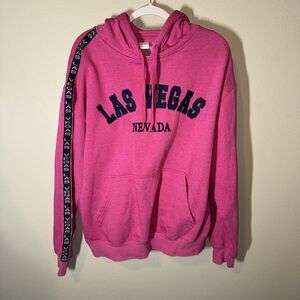Crazy Apparel Men’s Las Vegas Hoodie Pink